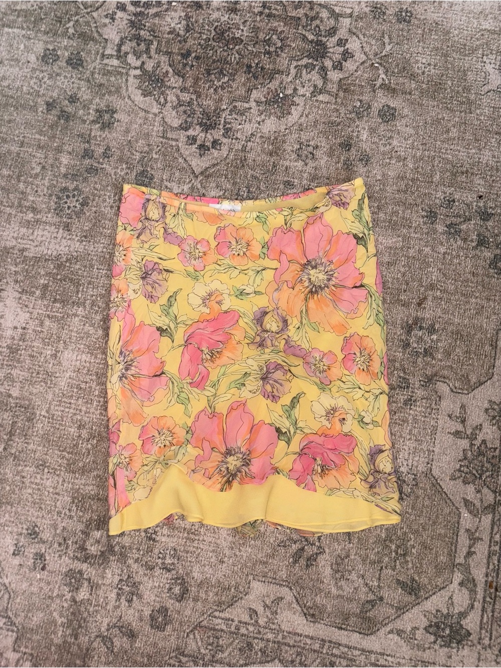 Floral Slip Skirt